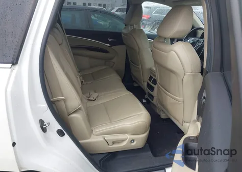 2018 Acura Mdx z USA, uszkodzony, nr VIN 5J8YD4H38JL002285